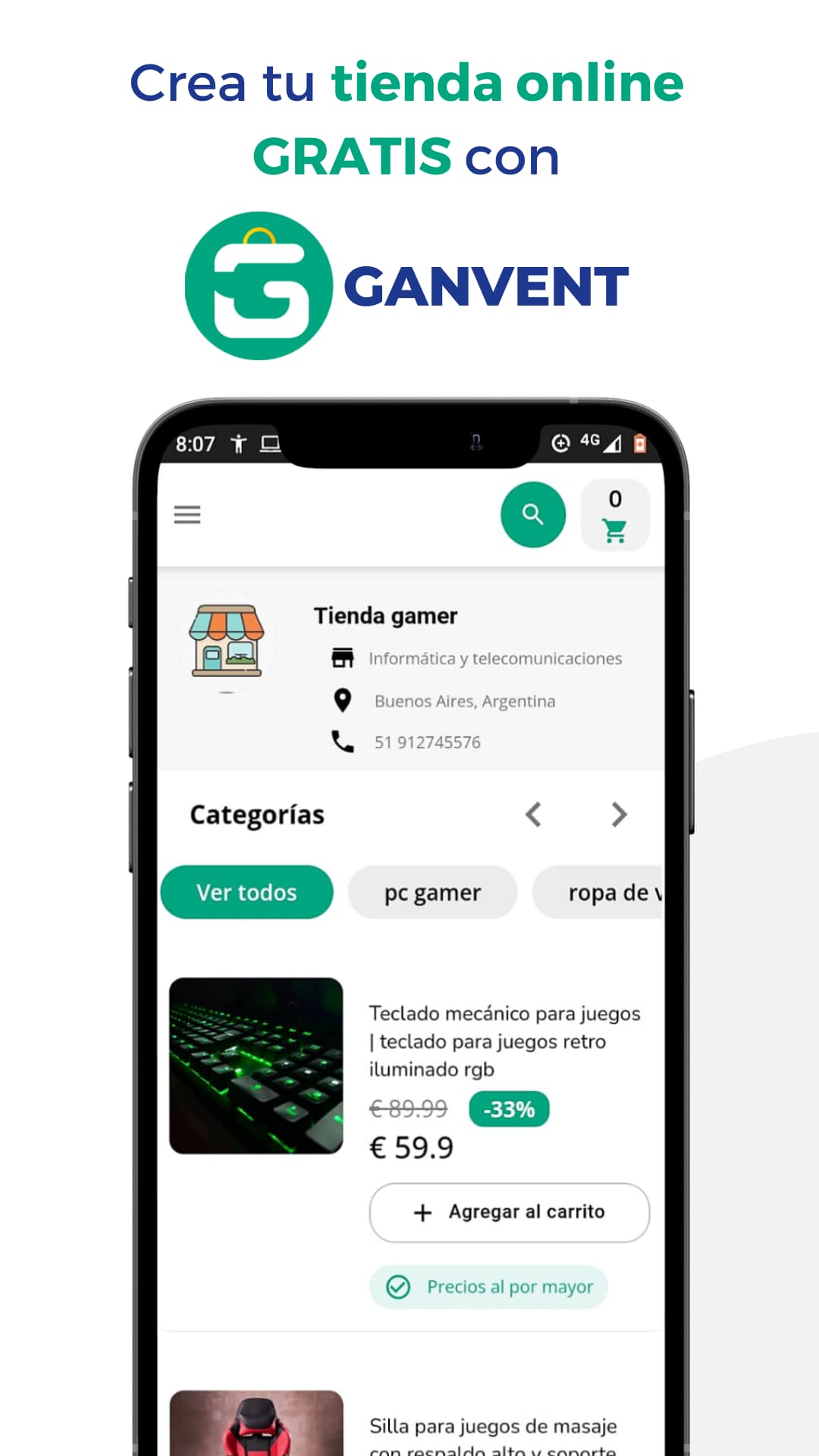 ganvent - app financiera gratuita